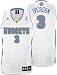 Allen Iverson Jersey: adidas White Swingman #3 Denver Nuggets Jersey - X-Large