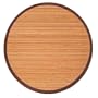 Anji Mountain Bamboo Chairmat & Rug Co. 7-Foot Round Bamboo Rug, Villager Natural