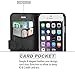 iPhone 6 Case, LK [Kickstand Feature] iPhone 6 4.7 inch Wallet PU Leather Case Flip Cover Case Built-in Card Slots & Stand + Stylus Pen (Black)