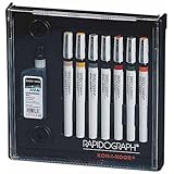 Rapidograph 7-Pen Tech Pen Set
