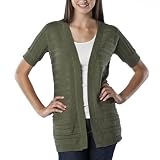 Mossimo Supply Co. Juniors Open Front Cardigan Sweater - Forest Ranger