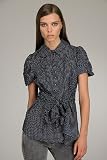 Juicy Couture - Juicy Couture Regal Polka Dot Blouse