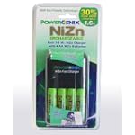 SAVE $22.03 - Powergenix ZR-PGX5HRAA-4B 5-Hour Fast Charger with 4 AA 1.6v High Voltage Rechargeable Batteries (Green) $17.96