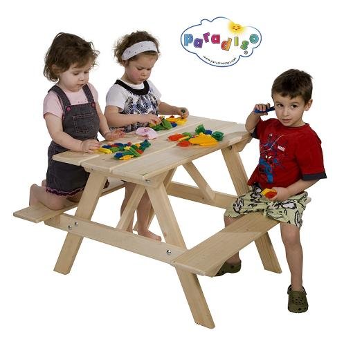 Paradiso Echtholz Picknicktisch für Kinder Reviews