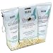 Masada DiabEase Hydrating Skin Therapy, Antibacterial Dea Sea Mineral Bath Salts (Naturally Unscented), Callus Therapy Cream, 1 kit