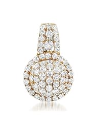 14K PINK GOLD 4C DIAMOND PENDANT
