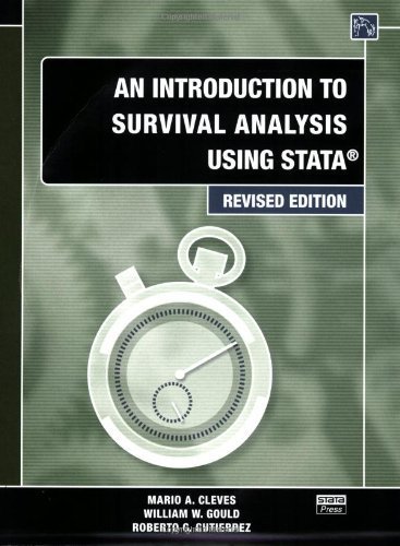 An Introduction to Survival Analysis Using Stata, Revised Edition by Mario Cleves (2003-10-15)