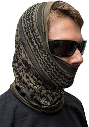 Milspec Monkey MSM Shemagh Multi Wrap Head Gear Mask - Olive Drab Green