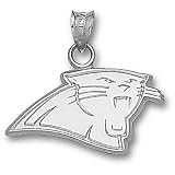 LogoArt Carolina Panthers Sterling Silver Charm