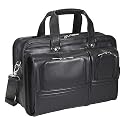 Samsonite Double Gusset Top Zip Leather Portfolio
