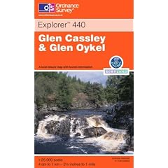 Glen Cassley and Glen Oykel (Explorer Maps)