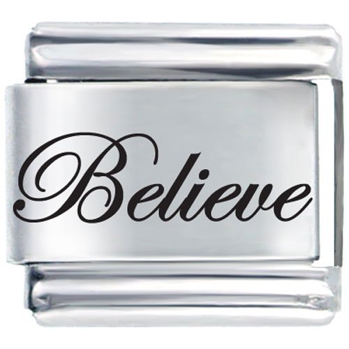 Pugster Believe Italian Charm Bracelet