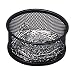 Sparco Products Paperclip Holder, Steel Mesh, 4-1/2Wx12-1/2Dx2H, Black Image
