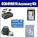 Sony DCR-DVD810 Camcorder Accessory Kit includes: SDM-109 Charger, T31764 Memory Card, SDNPFH70 Battery, ZELCKSG Care & Cleaning, LP34682 Case