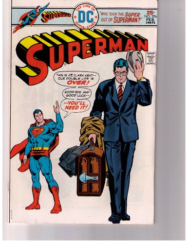  Superman No. 296 Feb. 1976 ("Who took the Super out of Superman?", Vol. 38)