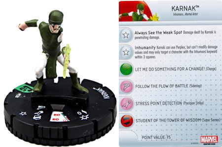 Marvel Heroclix: Guardians of the Galaxy Set Karnak #028