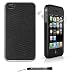 Premium Hard Design Crystal Case Snap On Cover for Apple iPhone 4 , 4th Generation, 4th Gen compatible with 16GB / 32GB - HD CRYSTAL CASE CARBON FIBER DESIGN + 4-inch eBigValue (TM) Determination Hand Strap Key Chain + Includes a Apple iPhone 4 INVISIBLE FULL BODY / SCREEN PROTECTOR Anti Glare Screen Protector Guard, Protects the Front and Back of your iPhone!!
