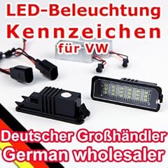 LED Kennzeichenbeleuchtung f�r VW Golf, Golf 6, Passat CC, EOS, Polo 6R, Scirocco III mit CanBus - 112066