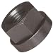 Grade 2 12L14 Steel Swivel Flange Nut, Black Oxide Finish, Right Hand