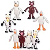 Bendable Farm Animals - 12 PackIMAGE