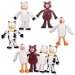 Bendable Farm Animals - 12 Pack