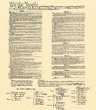 Constitution Art Poster Print, 14x16