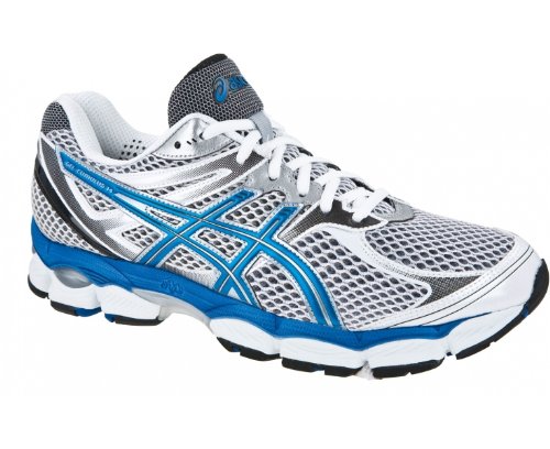 ASICS Herren Gel-Cumulus 14 Laufschuhe, Silber/Blau, 40