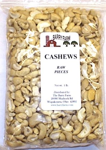 Cashews, Pieces, Raw, 1 lb. by Cashew Pieces