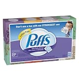 Puffs Ultra Soft & Strong Facial Tissues, 448-Count Cubes, (Pack of 3) (Packaging May Vary)