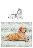Siberian Husky Glass Cutting Board