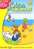 Cahier de vacances j'entre en PS 2-3 ans