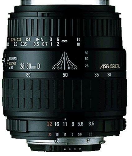 Sigma 28 - 80 mm / 3,5 - 5,6 Autofokus-Zoom-Makro-Objektiv für Pentax-Spiegelreflexkameras Sigma 28 - 80 mm / 3,5 - 5,6 Autofokus-Zoom-Makro-Objektiv für Pentax-Spiegelreflexkameras