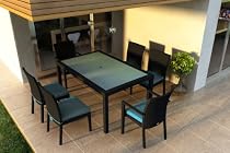 Big Sale 7 Piece Urbana Outdoor Dining Set with Canvas Spa (5413-0000) cushions