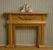 Oak Fireplace Mantle Dollhouse Miniature