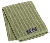 Cannon Vertical Rib Stripe Kitchen Towel, Sage