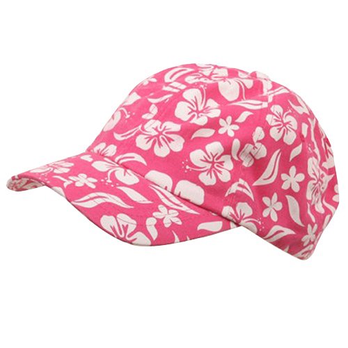 Cheap New Hawaiian Pattern Cap-Hot Pink W31S58C