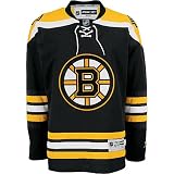 NHL Youth Boston Bruins Team Color Premier Jersey  (Black, Large/Extra Large)
