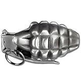 Pineapple Grenade Pewter Belt Buckle