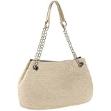 Magid Paper Straw Metallic Shoulder Bag