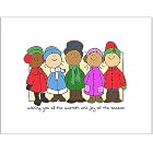 Wishing Warmth and Joy (Holiday Boxed Cards - 100% Recycled Paper) by  Doodle Greetings and Ane Susanto