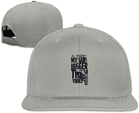 My Gun Is Much Bigger Than Yours Classic Wordmark Hip Hop Snapback Hat