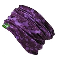 Turtle Fur - Totally Tubular, Comfort Shell, All-Season, Multi-functional Face, Neck and Head, UPF-50 Sun, Wind & Dust Protective Headwear, Purple Lace Print