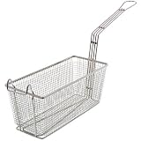 Update International FB-135 Nickel Plated Rectangular Wire Fry Basket