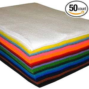 ASSORTED-PACK-ACRYLIC-CRAFT-FELT-50-PCS