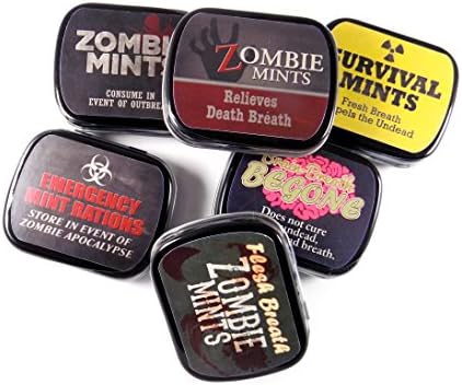 Novelty Mints Zombie Refreshing and long lasting Candy Mint Tin box