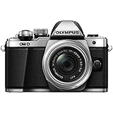 Olympus OM-D E-M10 Mark II Mirrorless Digital Camera with 14-42mm EZ Lens (Silver)