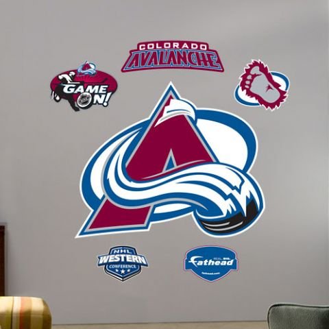 Buy Fathead Colorado Avalanche Logo Wall Decal by Fathead