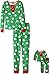 Dollie & Me Girls' Santa and Candy Cane Snugfit Sleepwear Set