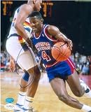 Joe Dumars autographed photo 8x10 (Detroit Pistons) JSA