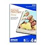 Epson Premium 4 x 6 Inch Glossy Photo Paper- 40 Count (S041808)
